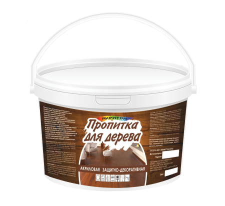 Антисептик Акритон ЭКО декоративный белый 10 л